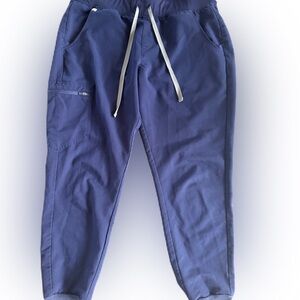 Figs Women’s Zamora Navy Blue ( PO# 2784) Scrub Pants Joggers  Size Large